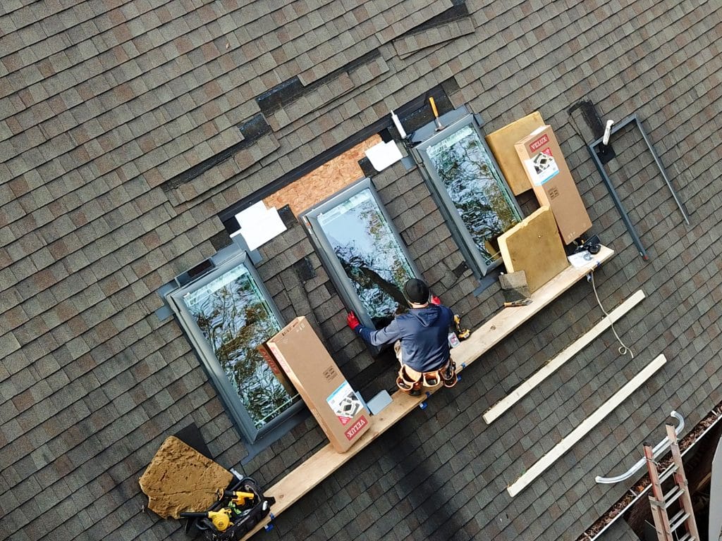 Skylight Replacement on Residential Roof